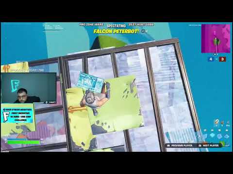 Peterbot vs Reet 1v1 Zone Wars before FNCS Finals!