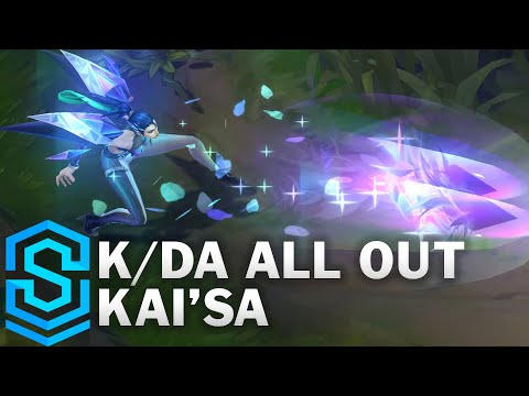 K/DA ALL OUT Kai'Sa Skin Spotlight - Pre-Release - League of Legends