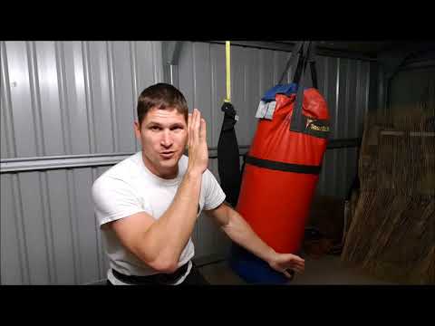 Basic martial arts, Iron bridge/ iron arm and iron palm conditioning drill.