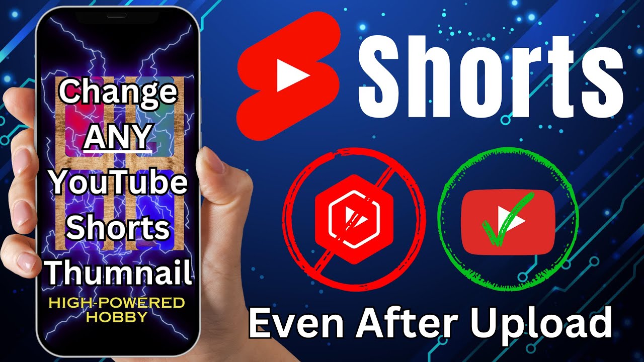 How to change any YouTube Shorts thumbnail, even after uploading! 2024