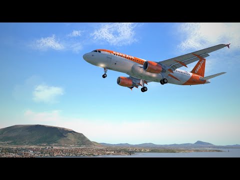 [X-Plane 11] RNP Z RWY 07 LICJ | EasyJet FF A320| MATAVIA Mod