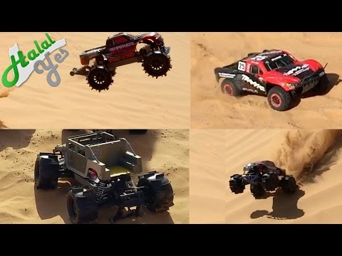 World's Biggest Aerial R/C Assault 2 - Traxxas Invades Wahiba Sands in Oman!