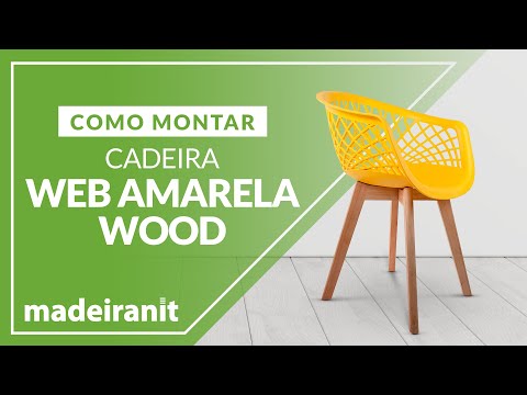 Montagem Cadeira Web Wood | Madeiranit