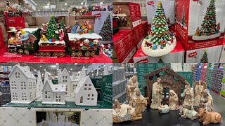 Hand Painted  Nativity 13 piece set Display in Costco is Amazing Deal #costcodeals #nativity