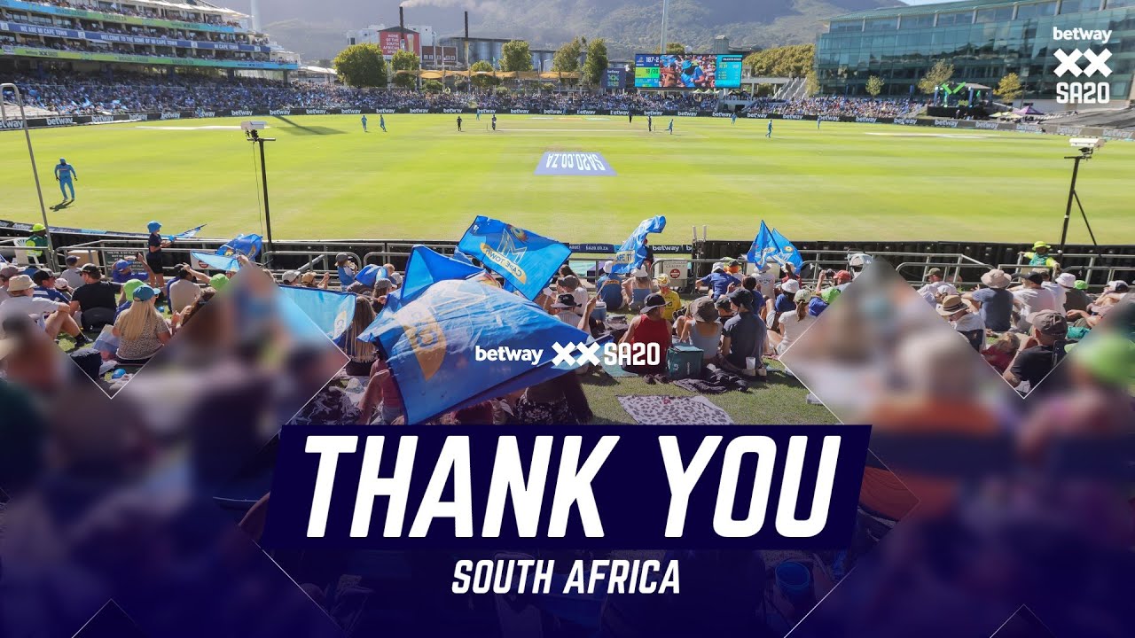 Thank you, South Africa!