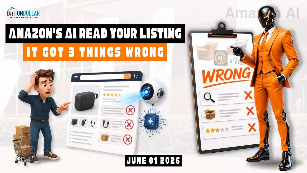 Amazon's AI read your listing. It got 3 things wrong.