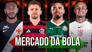 +13 TRANSFERÊNCIAS E ESPECULAÇÕES DO MERCADO DA BOLA DO FUTEBOL BRASILEIRO E EUROPEU