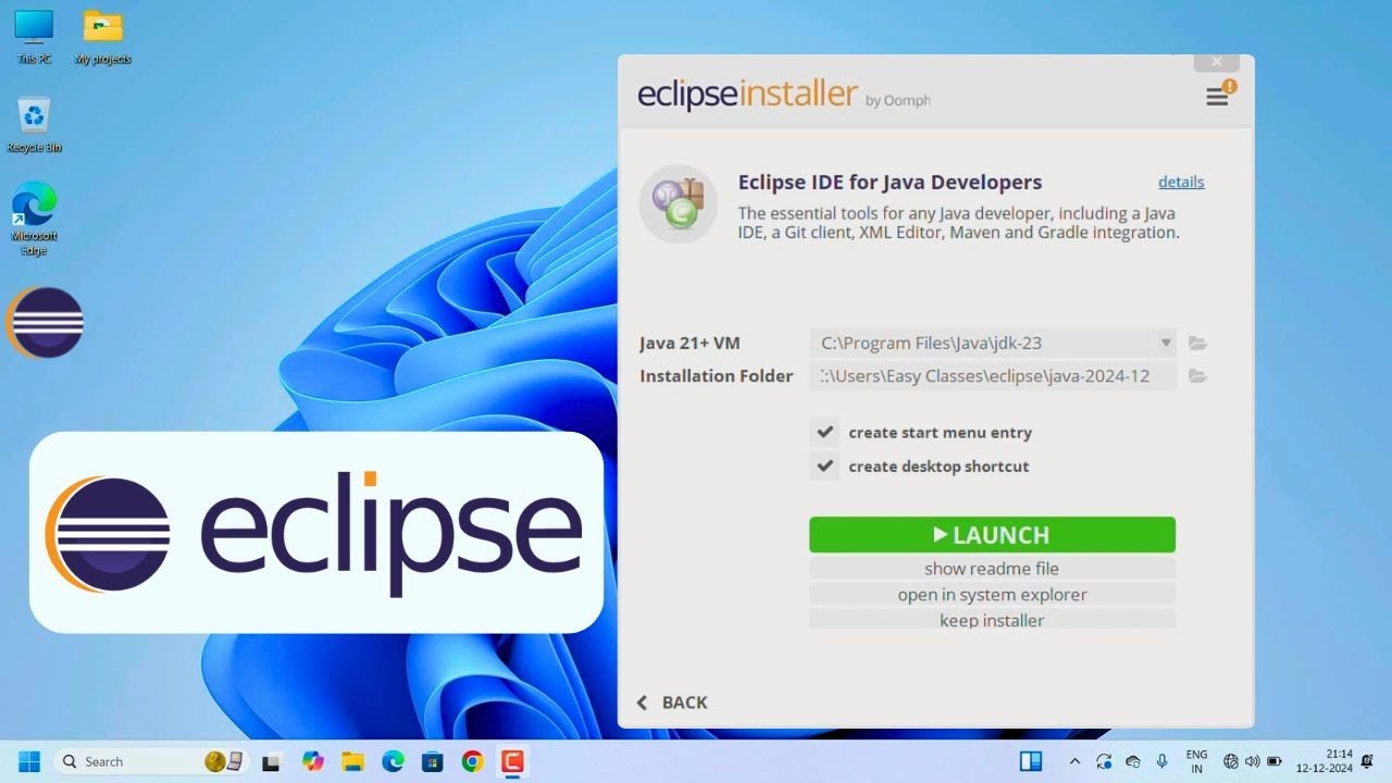 How to Download and Install Eclipse IDE on Windows 11/10 | Step-by-Step Guide