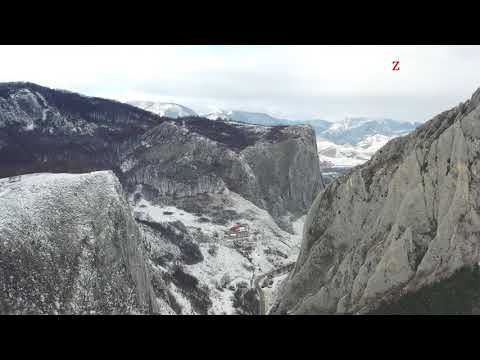 Cheile Valisoarei (Aiudului), Cetatea de la Coltesti si Piatra Secuiului, iarna, sub zapada