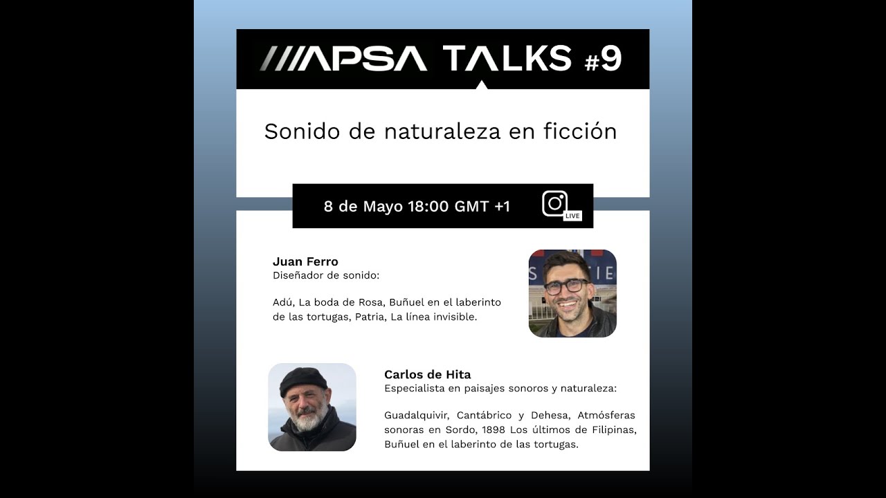 APSA TALKS#09 El sonido de la naturaleza en ficción