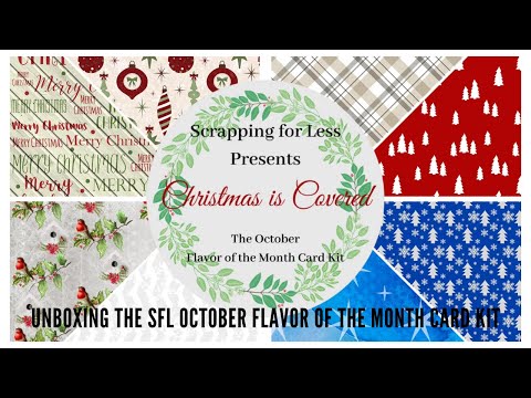 Unboxing the October 2020 Flavor of the Month Card Kit