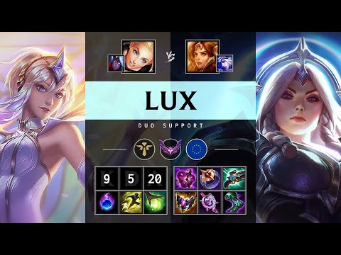 Lux Support vs Leona - EUW Master Patch 25.04