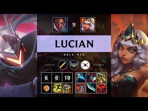 Lucian Mid vs Qiyana - KR Challenger Patch 25.17