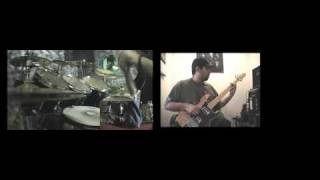 Sparta - Breaking The Broken Bass &amp; Drum Cover