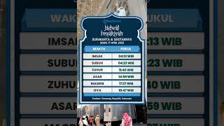 Jadwal Imsakiyah Wilayah Surakarta dan Sekitarnya untuk Senin 17 April 2023