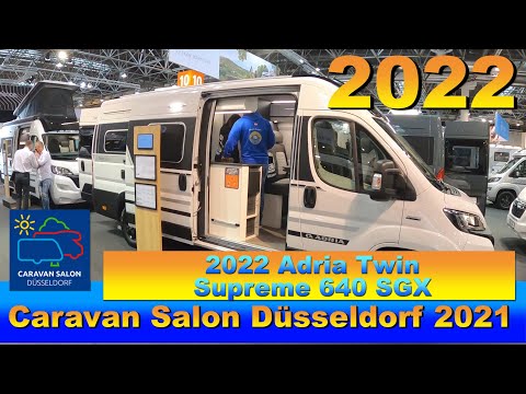 2022 Adria Twin Supreme 640 SGX  Interior Exterior Walkaround Caravan Salon Düsseldorf 2021