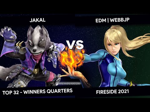 Fireside Open 2021 - Jakal (Wolf) vs WebbJP (Zero Suit Samus, Sheik) - Top 32 - Winners Quarters