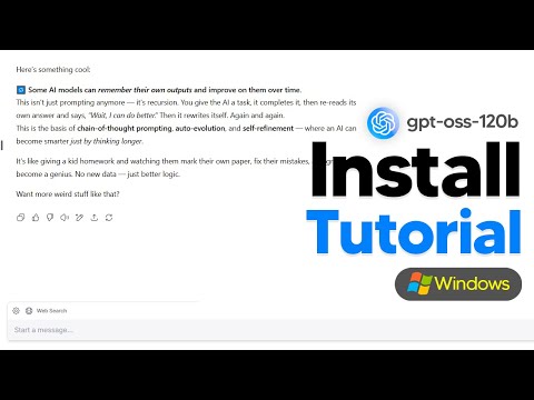 How To Install OpenAI Model For Free - Download OpenAI OpenSource Model Free