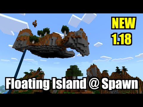 PumpkinSpook - New Minecraft 1.18 seed - Floating Island and Diamonds at Spawn - Caves and Cliffs