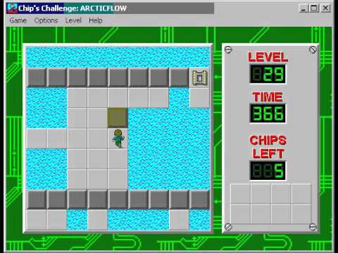 Chip's Challenge 1 Level 29 (Arcticflow) - 302 seconds