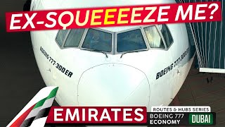 Emirates' TIGHTEST Seat · EMIRATES Economy Class 🇦🇪 Dubai ✈ Lahore 🇵🇰 The Dubai Mega Hub