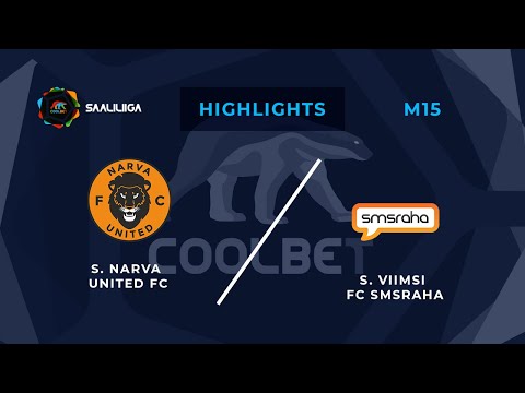 Narva United FC - Viimsi FC Smsraha. Coolbet Saaliliiga. MD 15. Highlights