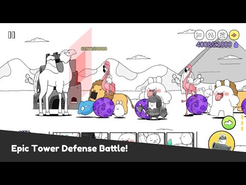 Battle Bunny: Tower Defense Mobile Gameplay