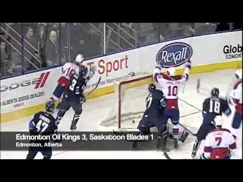 WHL Highlights - Edmonton Oil Kings 3, Saskatoon Blades 1