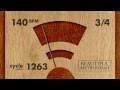140 BPM 3/4 Wood Metronome HD