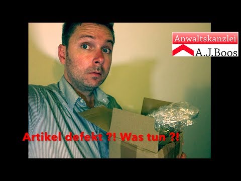 Welche Rechte habe ich beim Kauf; Ebay, Gewährleistung, Mängel, Rücktritt ... RA A.J. Boos