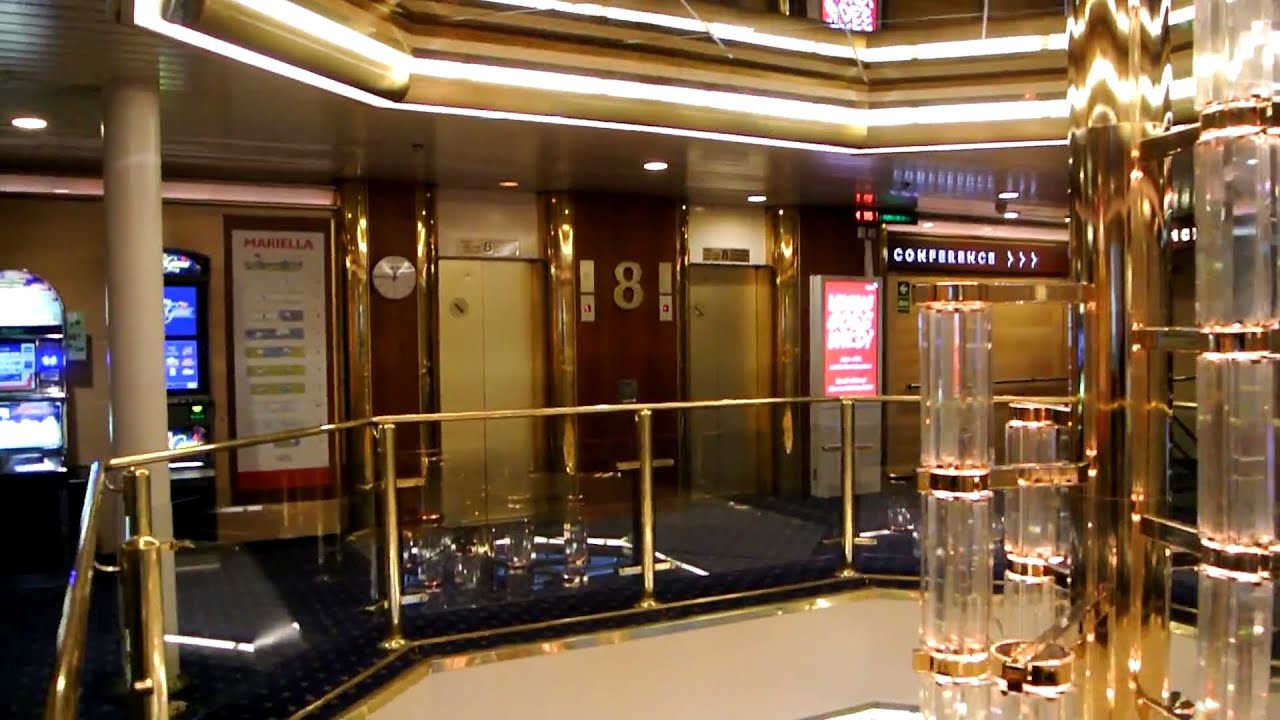 FULL TOUR of the 1985 DAN elevators @ Cruiseferry M/S Mariella (Viking Line)