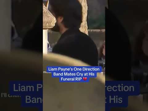 Liam Payne’s One Direction Band Mates Cry at His Funeral RIP 💔 #liampayne #onedirection