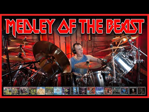 The History of Iron Maiden in 36 minutes | Medley of the Beast (Drum cover)