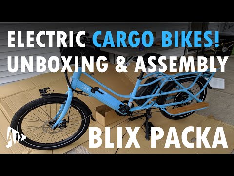 ELECTRIC CARGO BIKES ARE HERE ! Blix Packa Unboxing & Assembly