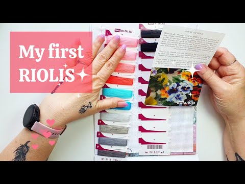UNBOXING MY VERY FIRST RIOLIS CROSS STITCH KIT | and the entire Riolis catalogue 😍 #crossstitch