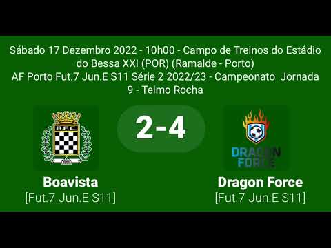 Boavista FC vs Dragon Force SUB 11 A