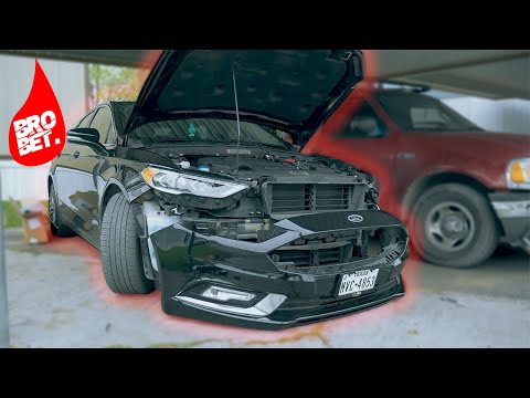 Installing A New Grille On My 2017 Ford Fusion // Ford Fusion Mods