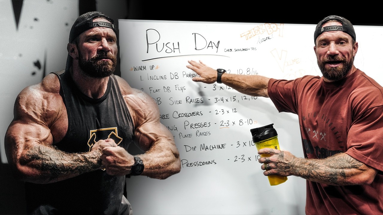 Thick Boy Push Day | Whiteboard Workout