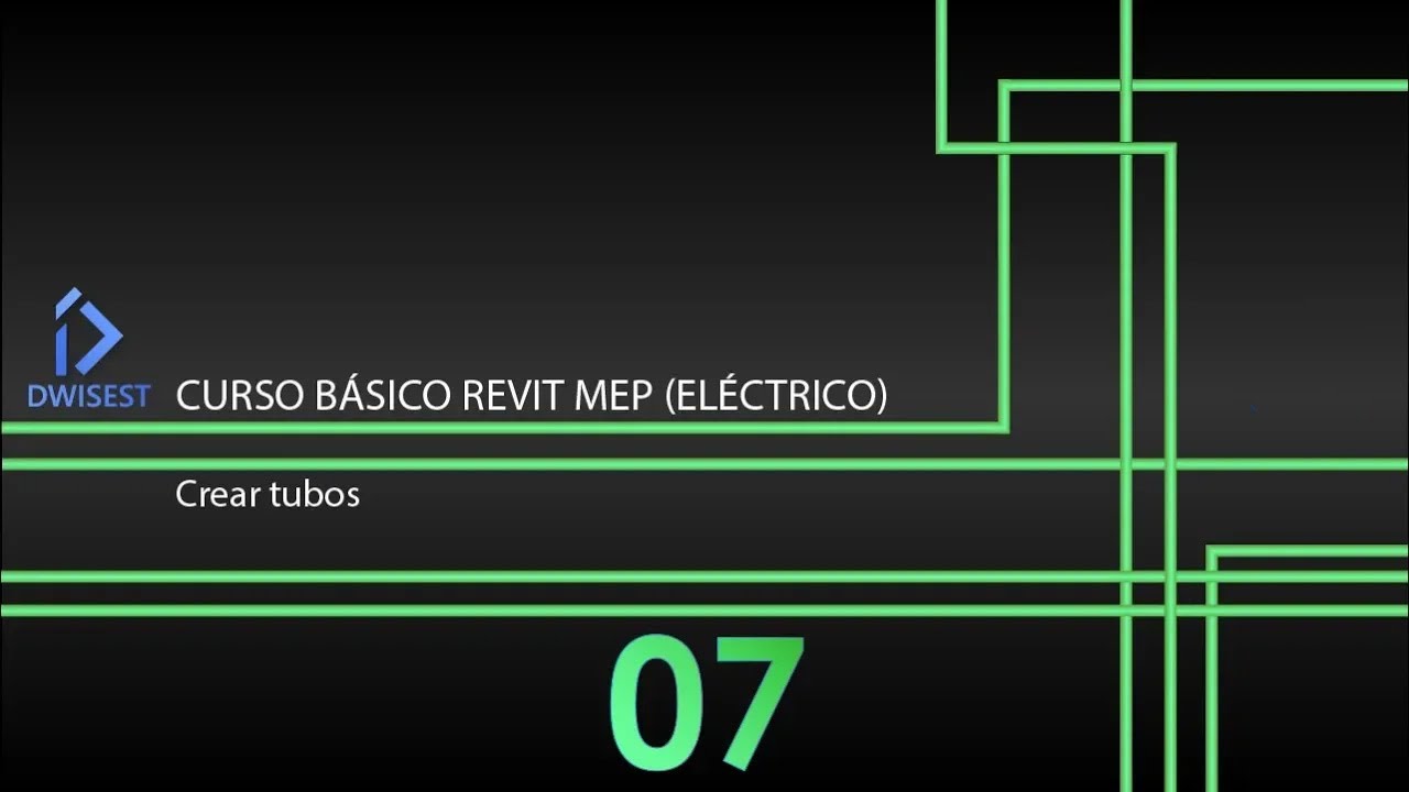 Revit MEP 2019 (Eletricidad) Crear tubos - Tutorial básico 07