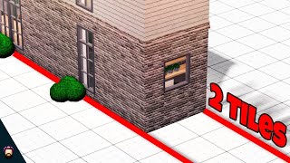 Building A Bloxburg House But It's Only 2 Tiles Wide