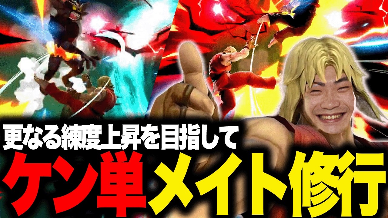 ケン単スマメイトで練度向上を目指すあしも【スマブラSP】