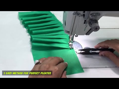 FD -96 5 different methos of perfect pleates | Sewing tips and tricks | @my_sewbook