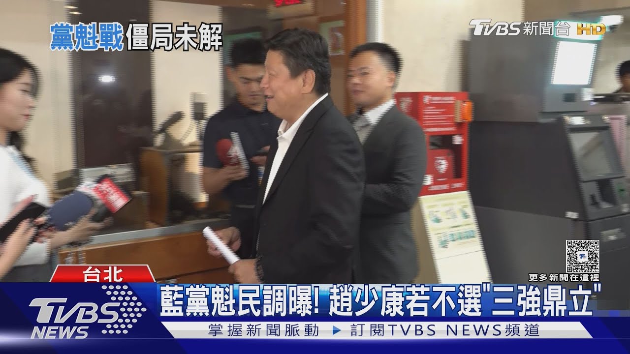 藍黨魁民調曝！　趙少康若不選「三強鼎立」