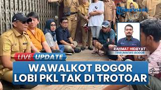 Momen Jenal Mutaqin Lesehan di Jalan, Wakil Wali Kota Bogor Lobi PKL untuk Tak Buka Lapak di Trotoar
