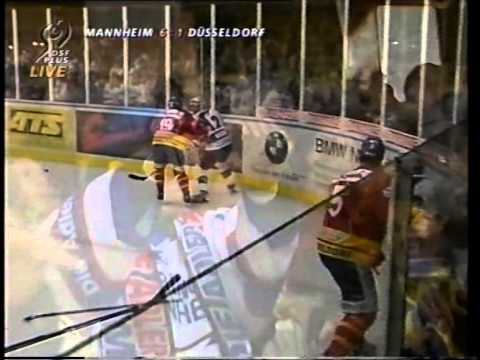 DEL 97-98 QF3 Mannheim - Düsseldorf 6-1 Teil 2