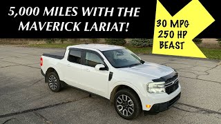 FORD MAVERICK LARIAT 5,000 MILE UPDATE:  How Is A Cheep Truck Holding Up?