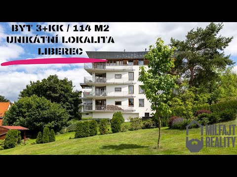 Byt 3+kk s balkonem a krbem, unikátní lokality, Liberec - Lidové sady
