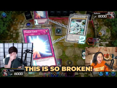 Sykkuno Perfectly Counters ALL oF Leslie's Broken Cards | Yu-gi-oh Master Duel