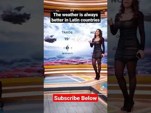 HOT WEATHER GIRL ON A COLD WEATHER DAY IN SOUTH AMERICA