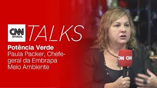 Vídeo: CNN TALKS ENTREVISTA: PAULA PACKER, CHEFE-GERAL DA EMBRAPA MEIO AMBIENTE